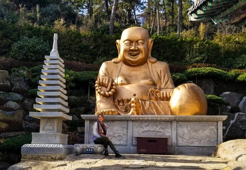 The golden Future Buddha