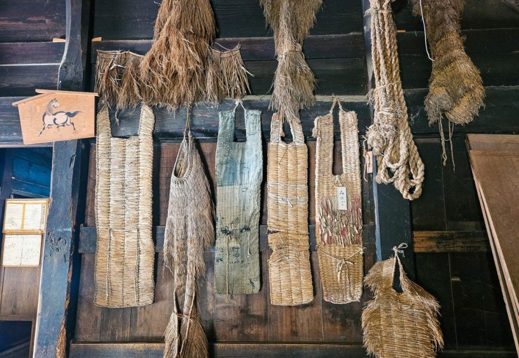 Traditional creations found inside the villages houses