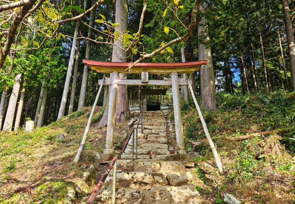 Shrine entrance in the village