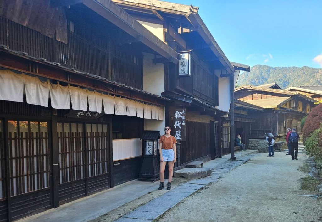 Me standing by my favourite residence on the old street