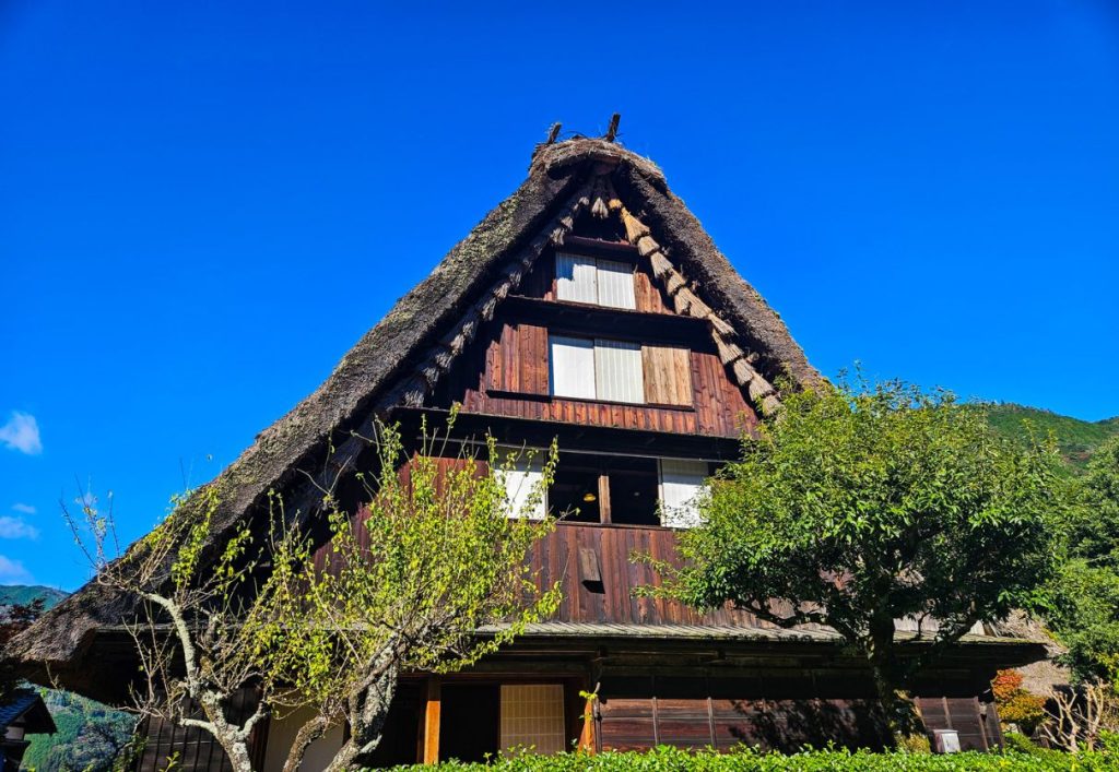 This is the tallest gassho property in the Gero Onsen village