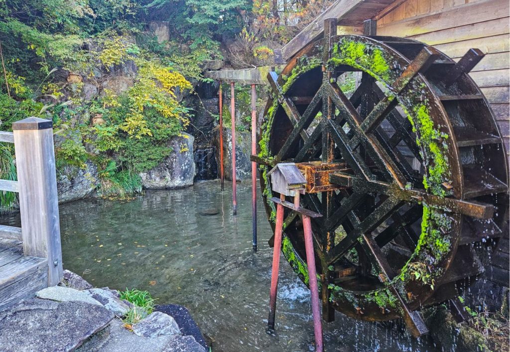 Watermill inside the village